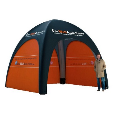 Inflatable tent 17'x17' with black legs