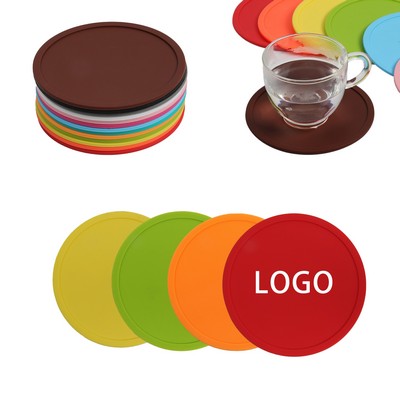 3.93" Silicone drink coasters