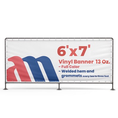 Banner 6'x7' Vinyl 13 Oz. Full Color