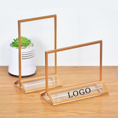 4''X6'' Clear Acrylic Sign Holder