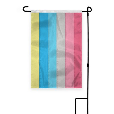12" x18" 1ply Nylon Genderflux Pride Deluxe Garden