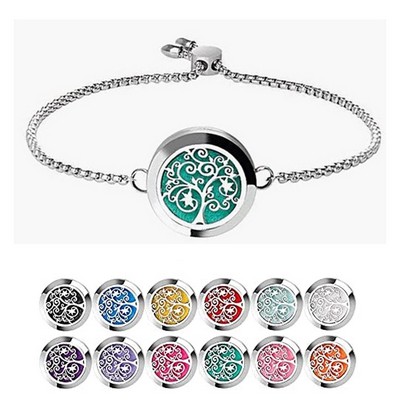 Stainless Steel Essential Oil Diffuser Bracelet