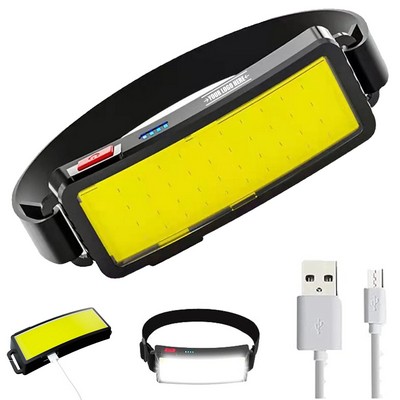 Rechargeable COB LED Headlamp