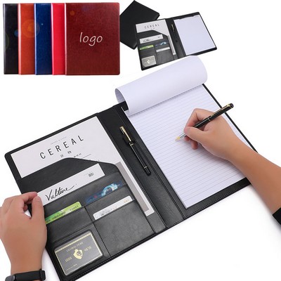 A4 Leather Portfolio Folder