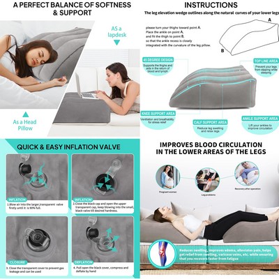 Wedge Elevated Leg Pillow