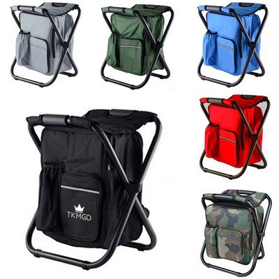 Portable Stool Backpack Cooler Chair