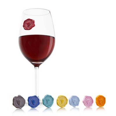 Vacu Vin Glass Markers Classic Grapes Gift Box