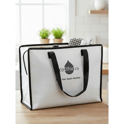 Laminated Rpet Zip Tote