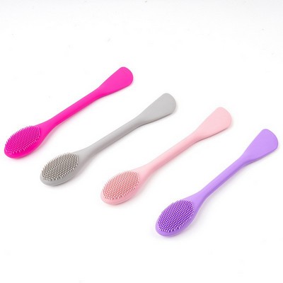 Double-Ended Silicone Face Mask Brush