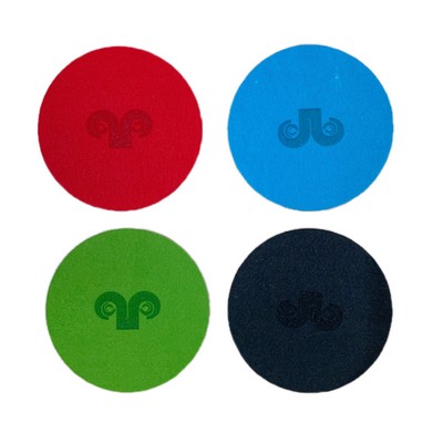 Custom Round Felt Coasters
