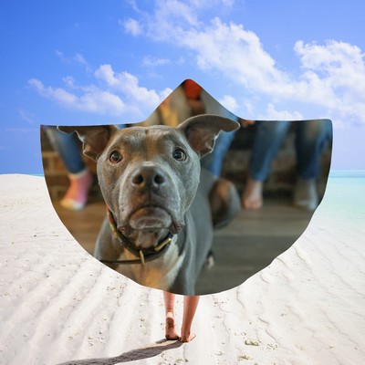 51 x 39.4" Hooded Beach Towel Surf Poncho#8