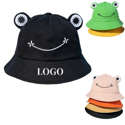Cute Frog Bucket Mushroom Hat Stuff