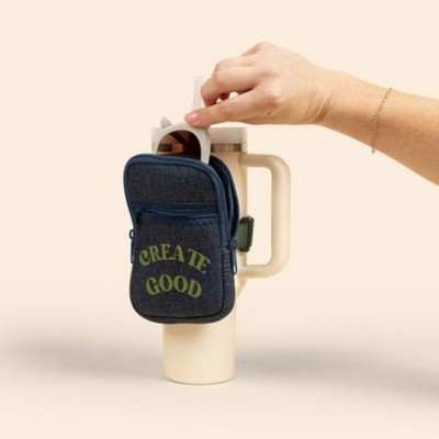 Large Denim Neoprene Hydro Pouch