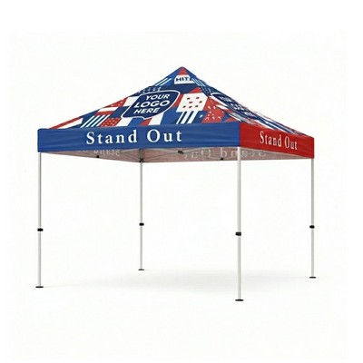12'x12' Pop-Up Tent- (Full Digital Top & Valance)