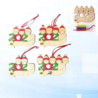 Family Handwritten Name Christmas Tree Decoration