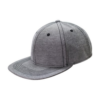 Nissun Flat Bill Chambray Cap