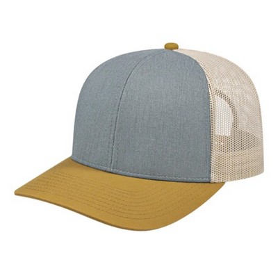Cap America® Poly/Cotton Cap w/Mesh Back