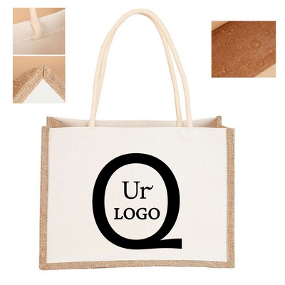 Imitation Linen Portable Eco-Friendly Shopping Bag