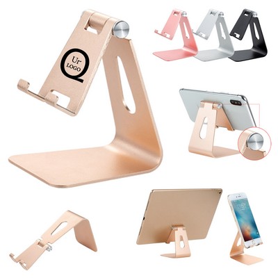 Aluminum Alloy Foldable Phone Stand w/ Rubber Non-Slip Pads