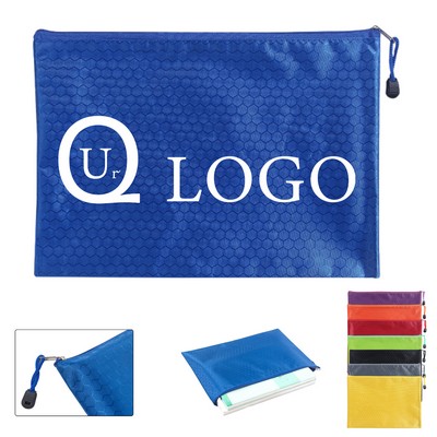 Waterproof Zippered File Pouch Envelope