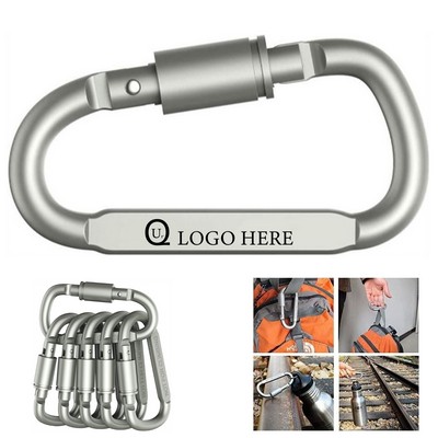 D Shape Carabiner Clip