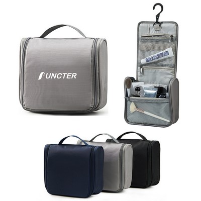 Water Resistant Toiletry Kit Makeup Bag Cosmetic Bag Travel Organizer With Hanging Hook