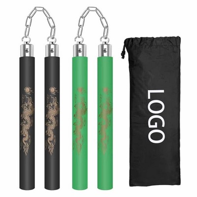 Metal Nunchucks With Carry Pouch