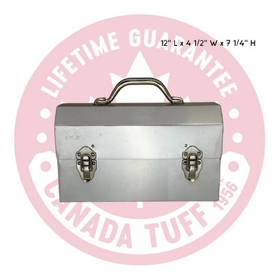 Original 12" Plain Aluminum Lunchbox