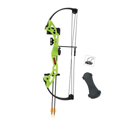 Escalade Sports Bear Archery - Brave Bow Set - Flo Green Right