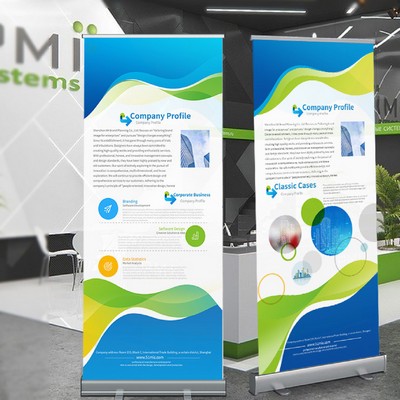 79" Retractable Banner Display Reusable Roller Banner for Summer Camp, Seminar, Lecture