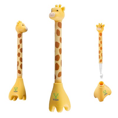 Giraffe Shaped Pen With Stand
