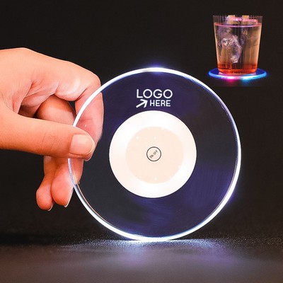 LED Light-Up Coaster For Stylish Drink Presentation