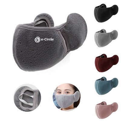 Breathable Winter Warm Windproof Mask Half Face Earfl