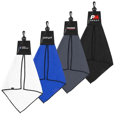 ProWaffle 16" x 16" rPET Golf Towel