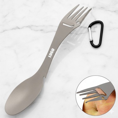 6-In-1 Spork Knife Survival Tool