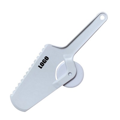 Pizza Cutter And Multifunction Spatula Plastic Roller