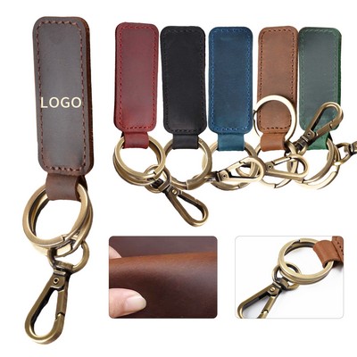 Double-Ring Car Keychain