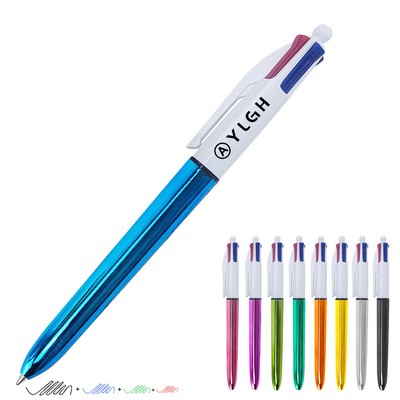 Shining Barrel 4 Colors Refills Pen