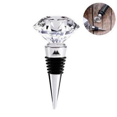 Crystal Wine and Beverage Bottle Stopper