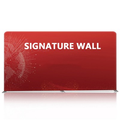 20' Tension Fabric Graphic Display Kit Celebration Signature Wall Backdrop Fabric Banner Stand
