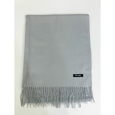100% Polyester Grey Scarf