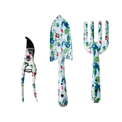 3-Piece Stainless Steel Floral Garden Tool Set