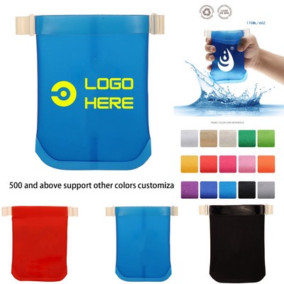 6 Oz Outdoor Collapsible Water Cup