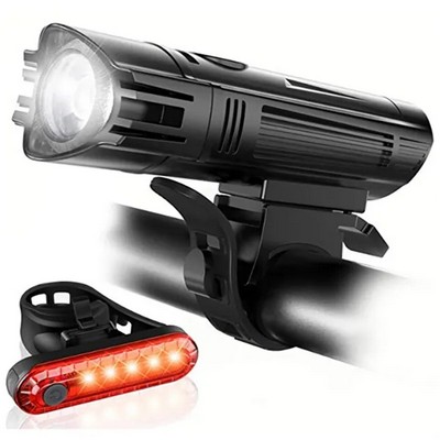 USB Charging Bike Headlights Taillights