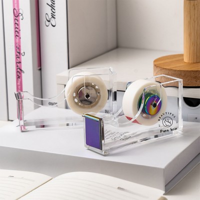 Acrylic Desktop Tape Dispenser Stationery