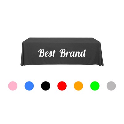 Custom Serged Table Throw with Closed Back