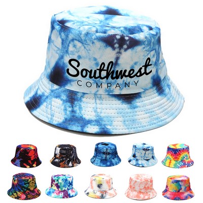 Tie Dye Reversible Bucket Hat