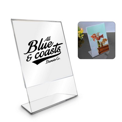 Acrylic Clear Sign Holder