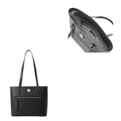 Dooney & Bourke Black Saffiano Shopper