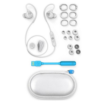 JLab Epic Sport Wireless Earbuds - White